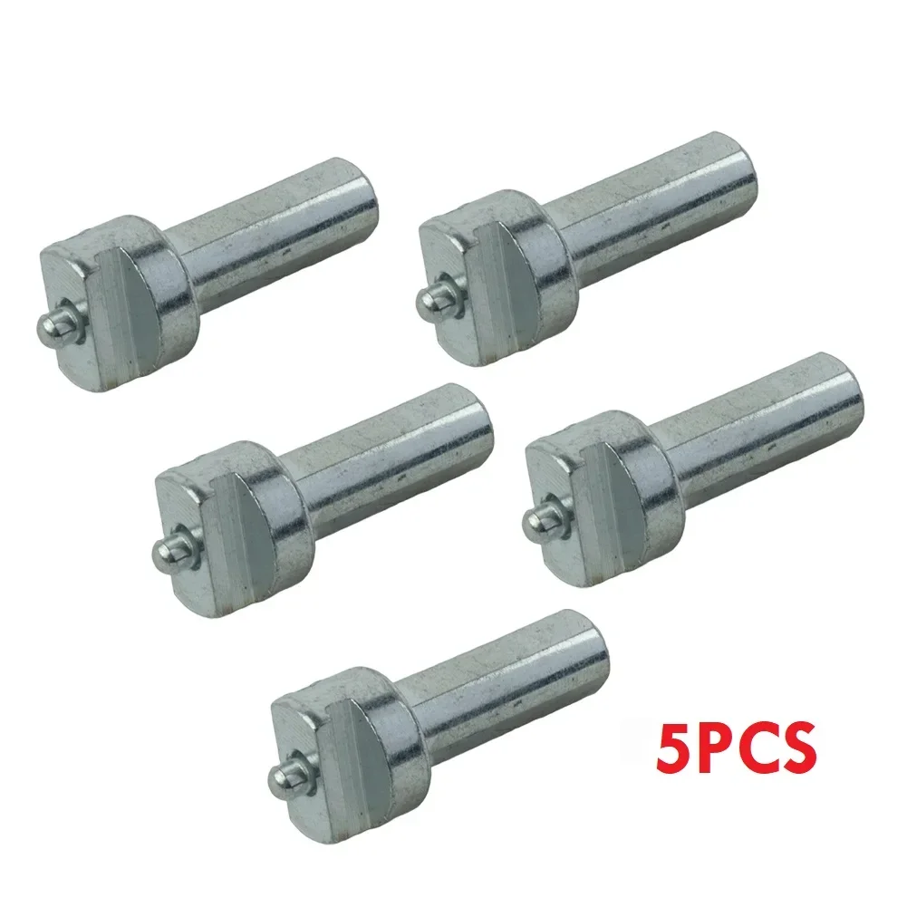 5pcs Dredge Spring Electric Drill Connector  Dredge Cleaner Joint Sewer Spring Pipe Cleaning Tool Connector Rod