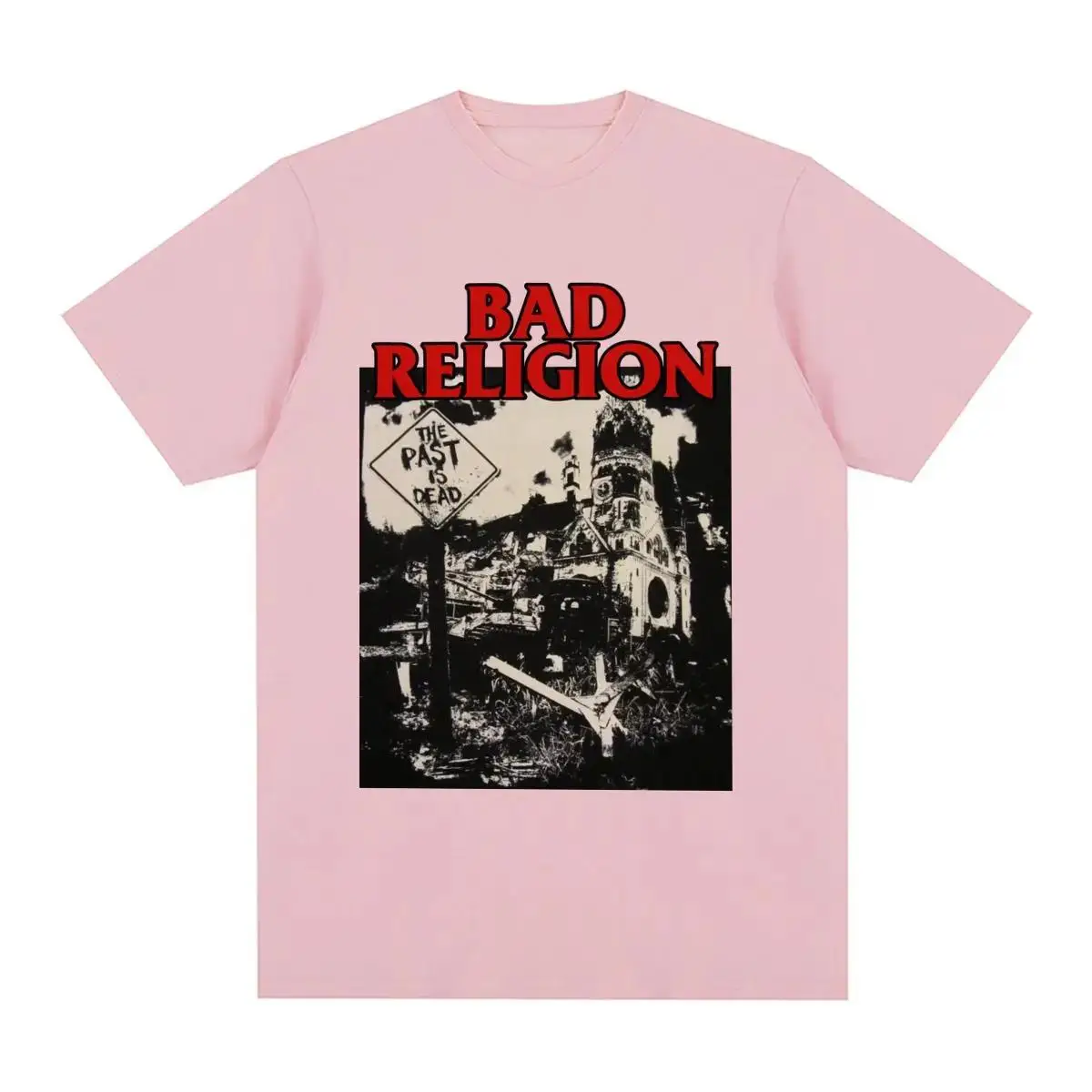 BAD RELIGION Vintage T Shirt Punk Rock Band Graphic Print Harajuku Streetwear Cotton Men Women EU Size T Shirt