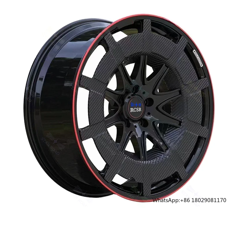 

RCSR 5x112 5x120 5x114.3 Custom Forged Aluminum Alloy Wheel Passenger Car Rim for Tesla BYD Mercedes-Benz 18 19 20 21 22 23 24