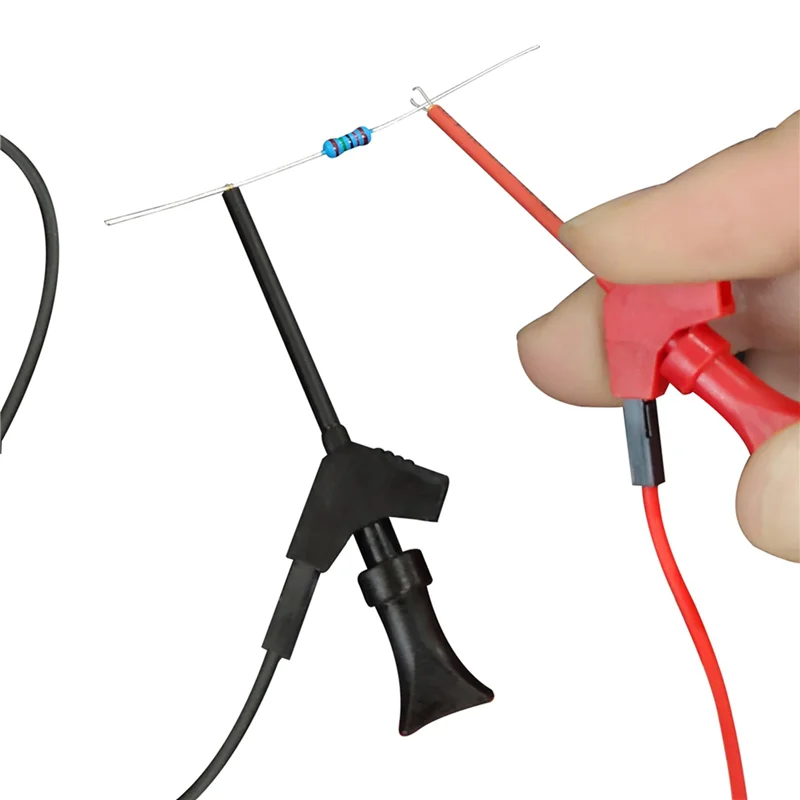 B60A P5003 20Pcs SMD IC Test Hook Clip Mini Grabbers For Jumper Wire DIY Breadboard Oscilloscope Logic Analyzer