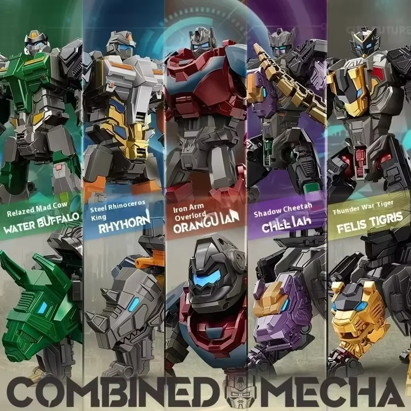 

Authentic alloy deformation toy, super large brave beast, diamond mecha, five in one robot, children's and boys' puzzle model