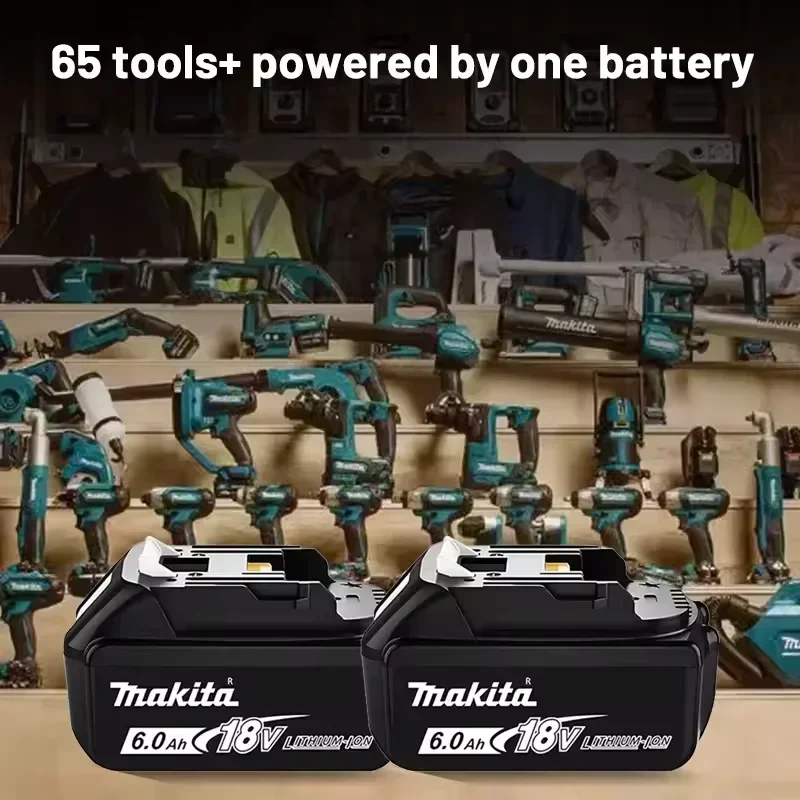 🔋Makita 18v Battery With Charger Rechargeable Lithium Ion for DDF487 BL1880 BL1860B LXT400 Power Tool Makita 18 v Battery