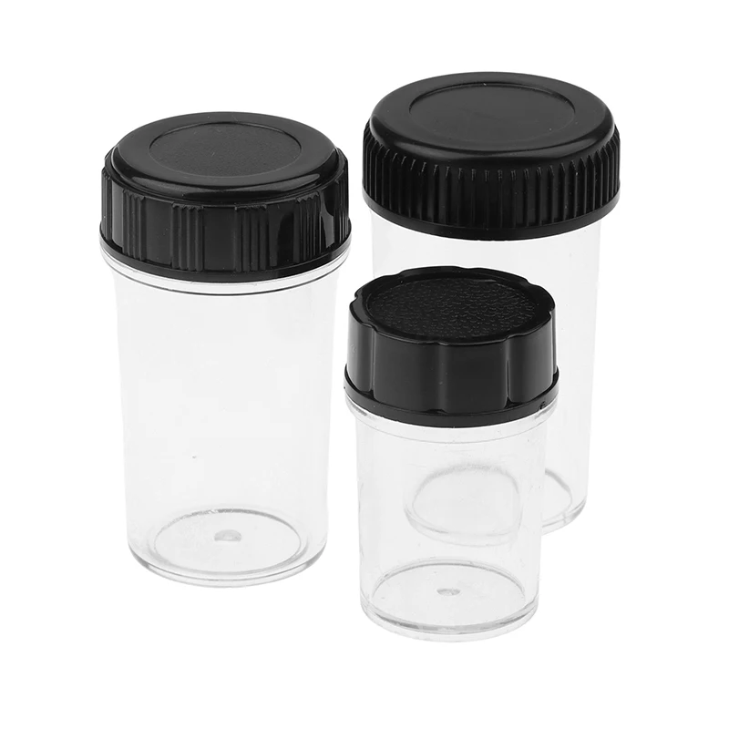 1PC Biological Microscope Objective Lens Storage Plastic Box Bottle Case Anti-Dust Case Dust Cover
