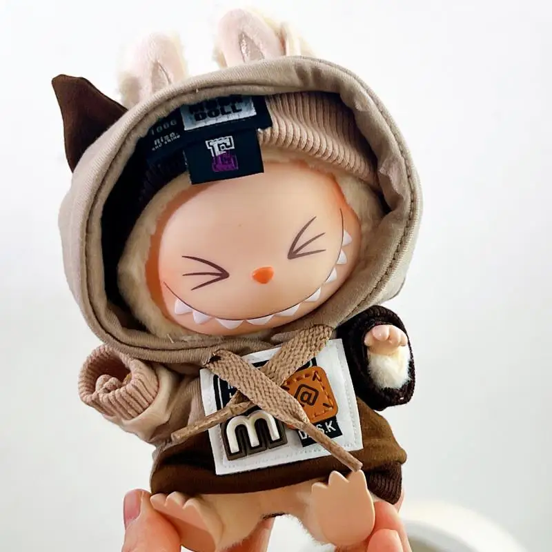 

For labubu v1/v2/v3 baby clothes cool sweater doll can be worn for labubu accessories Cute Decoration Little Cloths