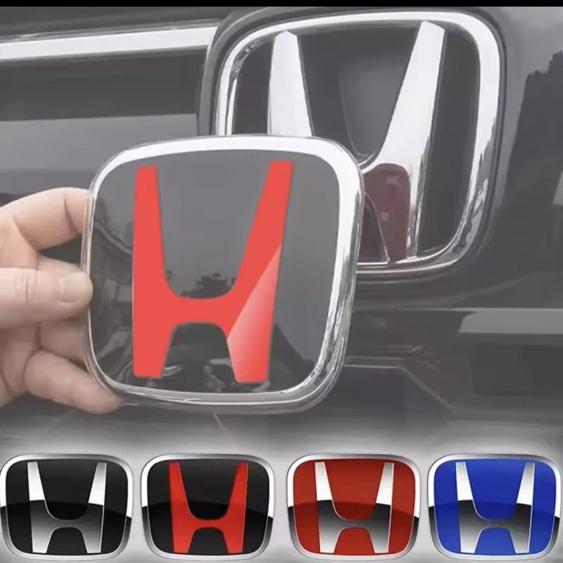 

Car Front Hood Emblem Logo Rear Trunk Badge For Honda 2006-2025 Civic FIT HRV Vezel Avancier Accessories