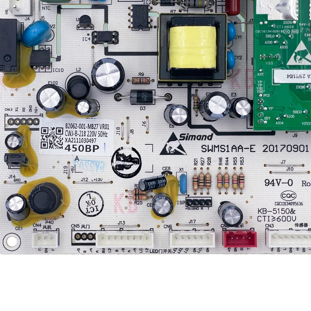 New For Skyworth BCD-456WGP Refrigerator Control Board B2062-001-MB27 Circuit PCB Fridge Motherboard Freezer Parts