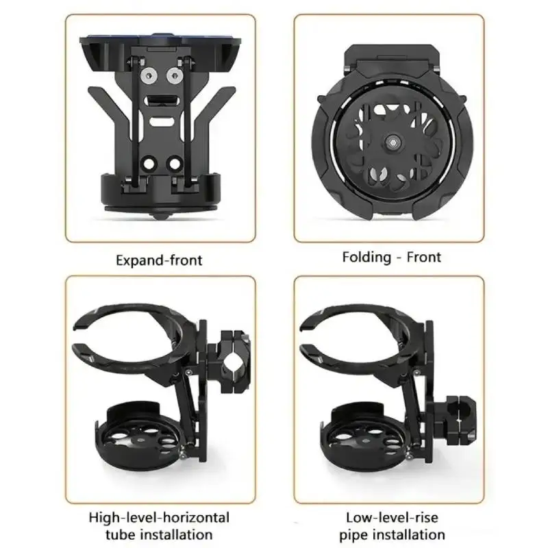 Drink holder on motorcycle