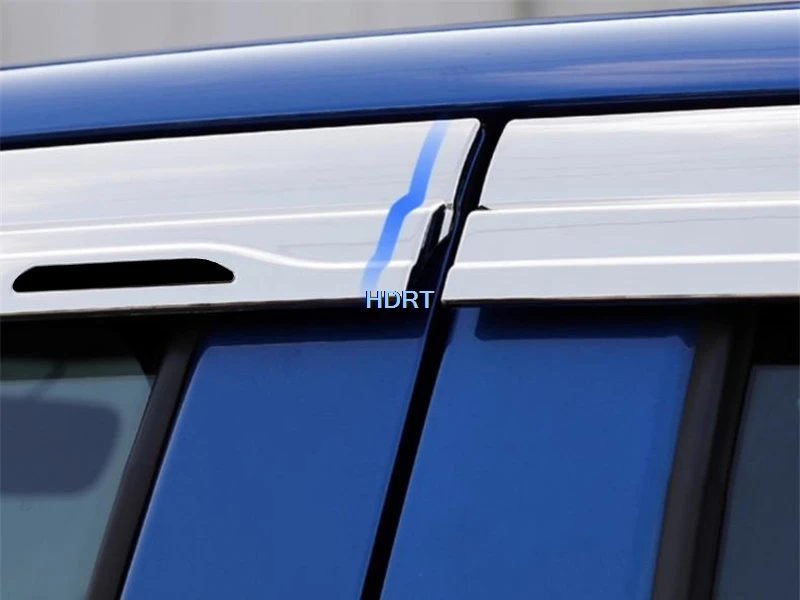 ل GWM Poer/Cannon/Ute/P-Series 2019 + نمط السيارة الجانب نافذة منحرف قناع الشمس المطر المأوى الطقس درع غطاء الملحقات #4