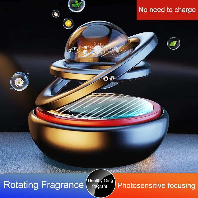 

Car Air Freshener Solar Propeller Fighter Aromatherapy Car Interior Decoration Accessories Car Rotating Aromatherapy Perfume