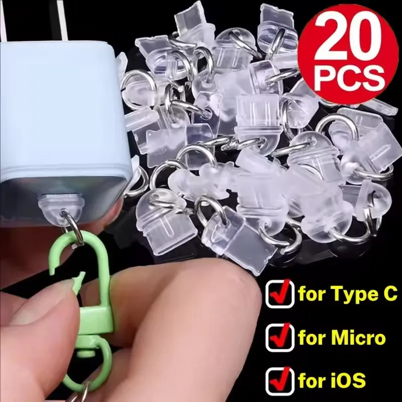 

Прозрачная противопыльная заглушка «сделай сам» для iOS/Type C/Micro, заглушки для зарядки мобильного телефона, защитный колпачок для IPhone, Samsung, пробка