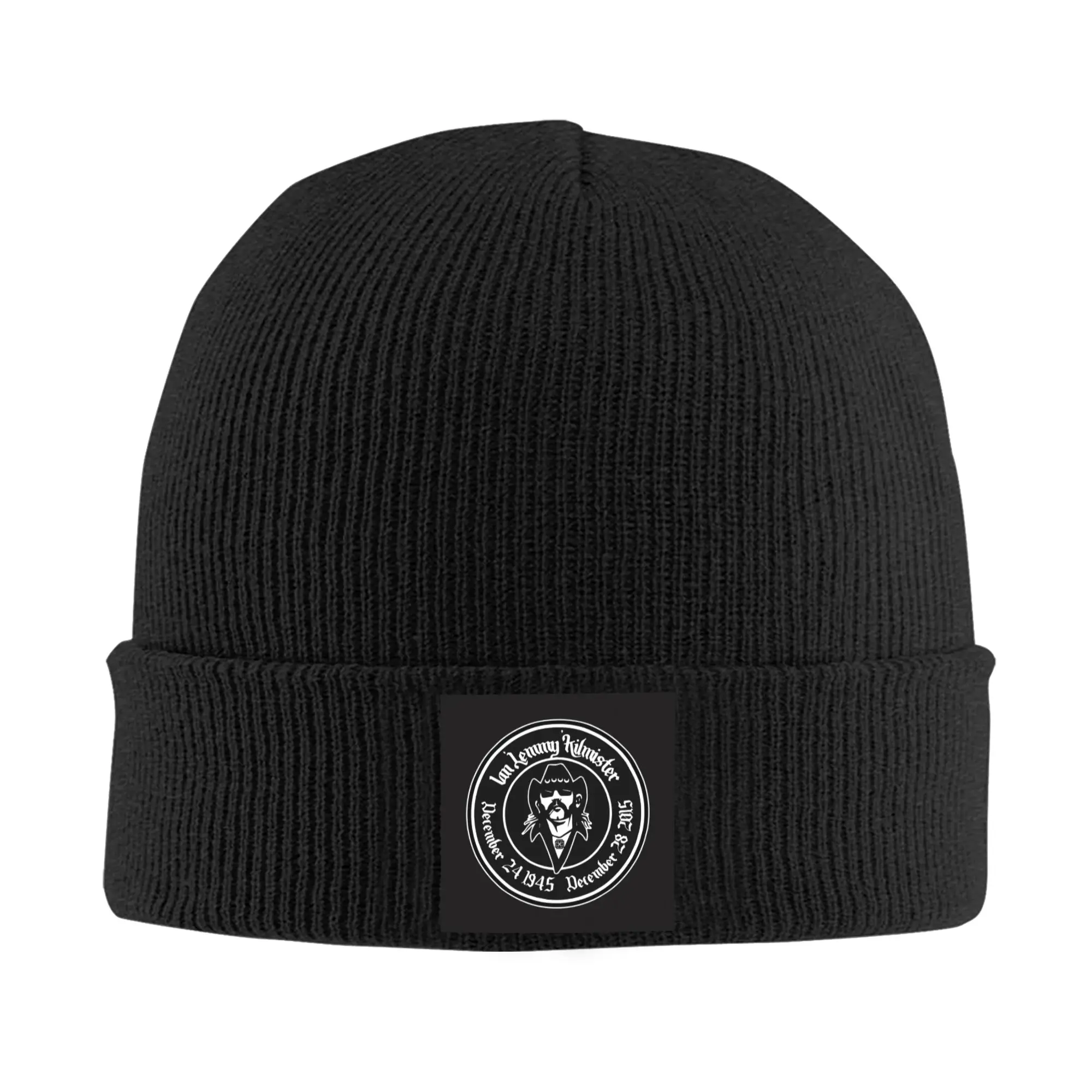 L-Lemmyed Heavy Metal Bonnet Hat Cool Knit Hats Men Women Unisex Adult Kilmister Hard Rock Winter Warm Skullies Beanies Caps