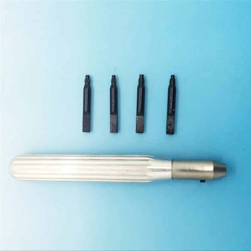 Watch Crown Tube Insert Remover with 4 Pins for Tudor Rolex, Steel Extractor Tool for Removing Watch Tubes, Durable Professional