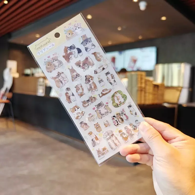 جديد Kawaii mofusand الكتابة على الجدران ملصقات طالب ملصق مضاد للمياه اللعب كاميرا الأمتعة سكيت DIY الديكور الهدايا بالجملة #6