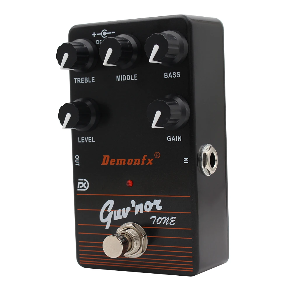 تشويه دواسة تأثير الجيتار Demonfx GUVNOR يعتمد على دواسة M-SHALL GUV'NOR #3