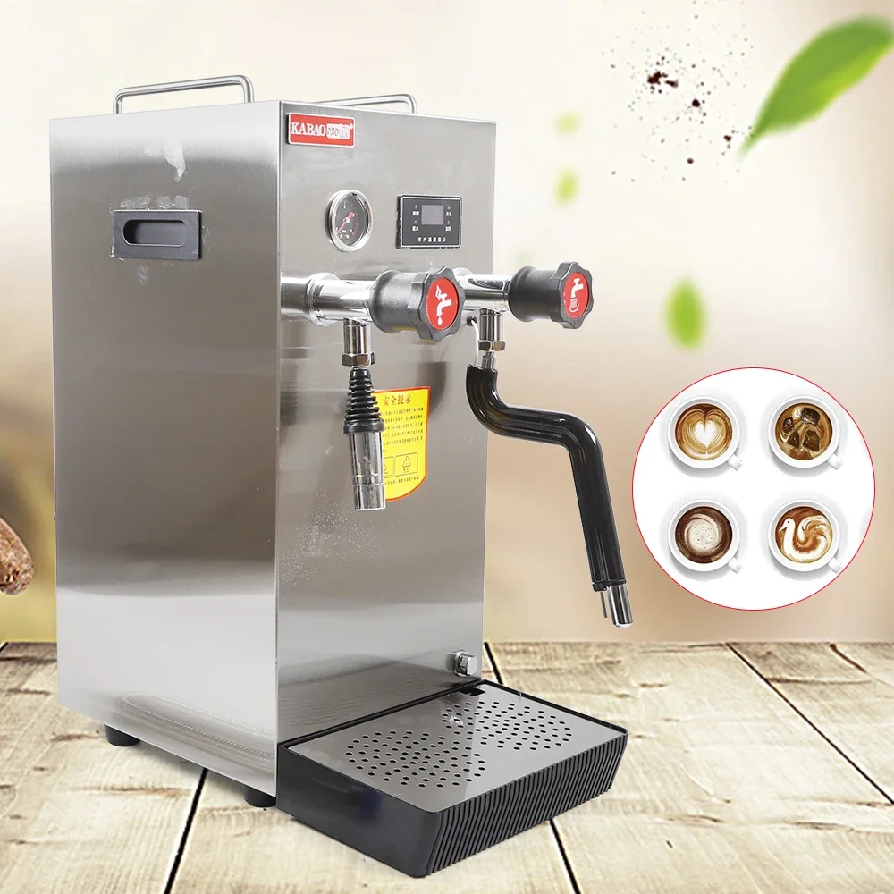 

2500W Commercial Espresso Milk Foam Maker – Steam Water Boiling Machine for Coffee