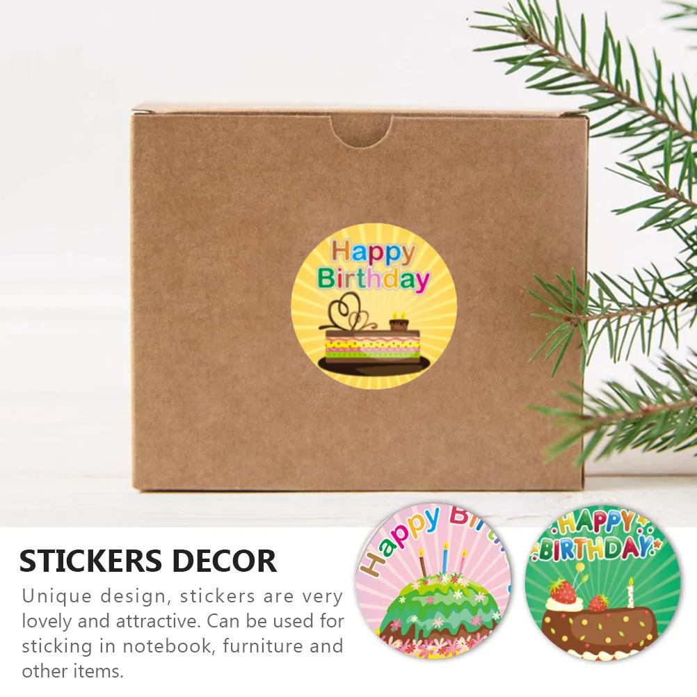 500pcs Gift Bag Label Decals Notebook Party Supply Festival Gift Creative Stickers Sealing Stickers Label Decals