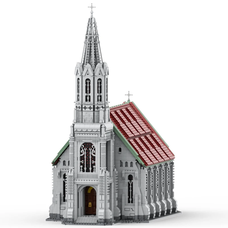 11369pcs MOC City Church Model Building Blocks Christmas Gifts Collection Idea Craft Birthday Assemble Creative Art 3D Display