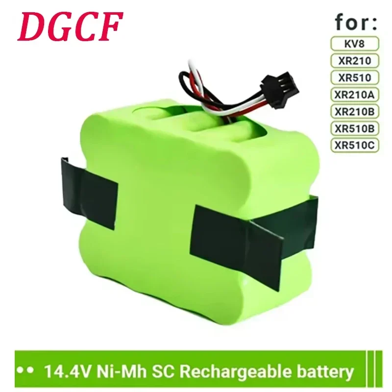 

14.4V Ni-MH SC Rechargeable Battery 8000/10000/6000mAh for KV8 XR210 XR210A XR210B XR510B XR510C Vacuum Cleaner Sweeping Robot