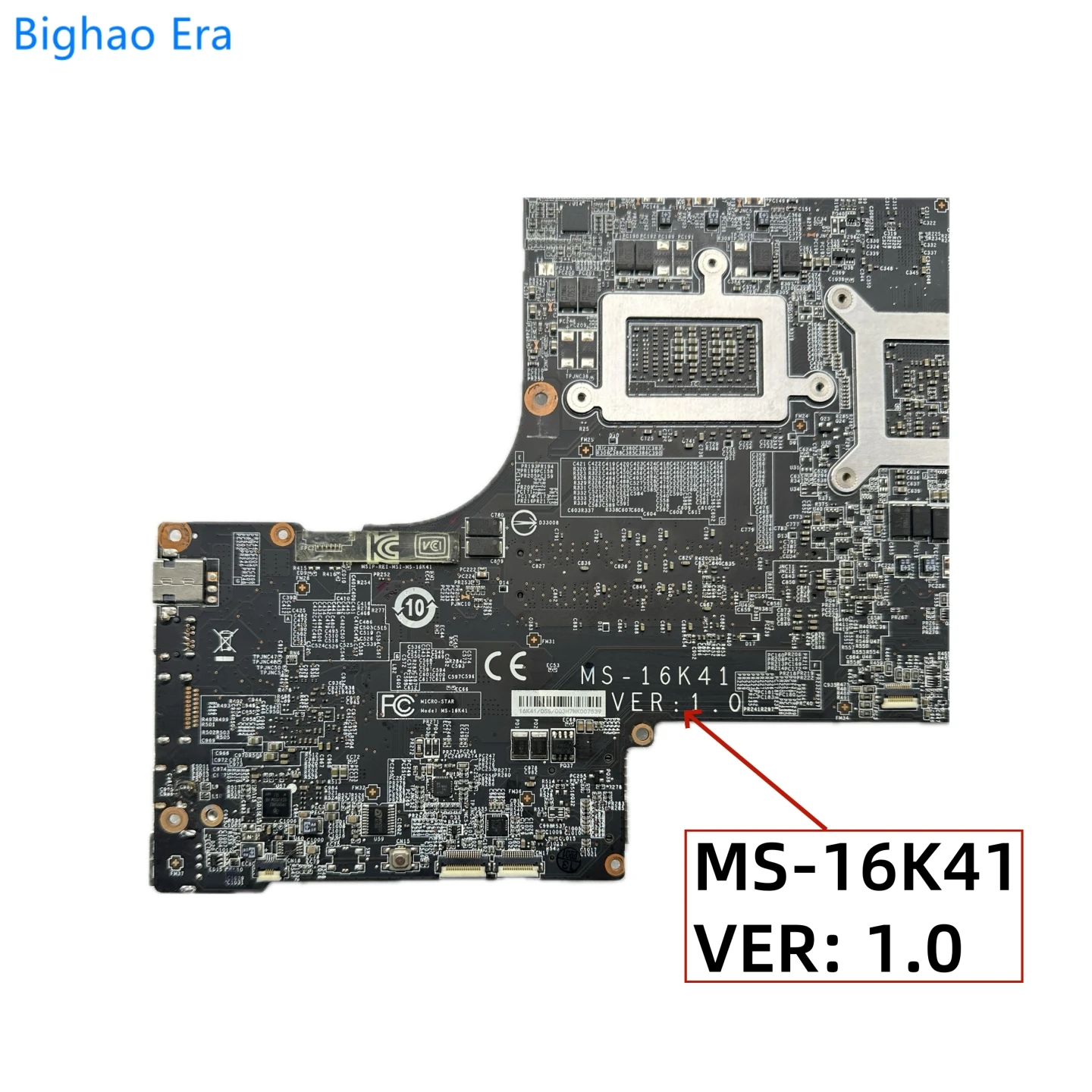 Imagem -03 - Placa-mãe Portátil para Msi Ms16k41 Ms-16k4 Gtx1050 Gtx1050ti 2gb 4gb Gpu 100 Testado 100