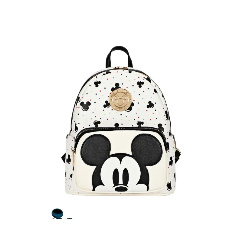 

Disney Mickey Backpack for Students Luxury Large Capacity Travel Purse Handbag School Style Versatile Daily Use New