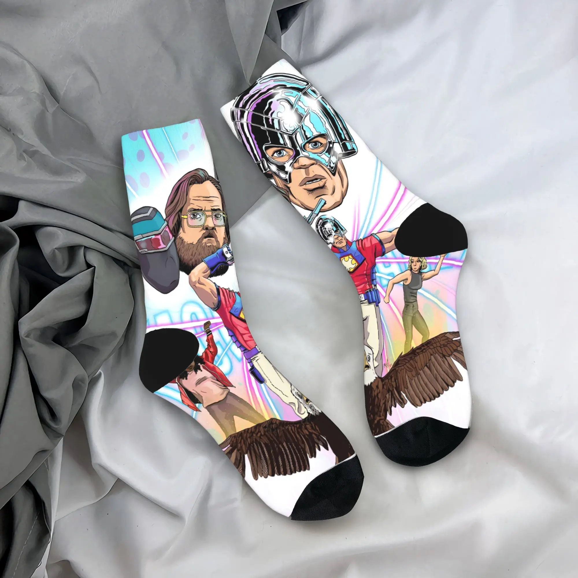 

Носки Peacemakers, кавайные чулки, мужские качественные велосипедные носки, антибактериальные носки с зимним узором