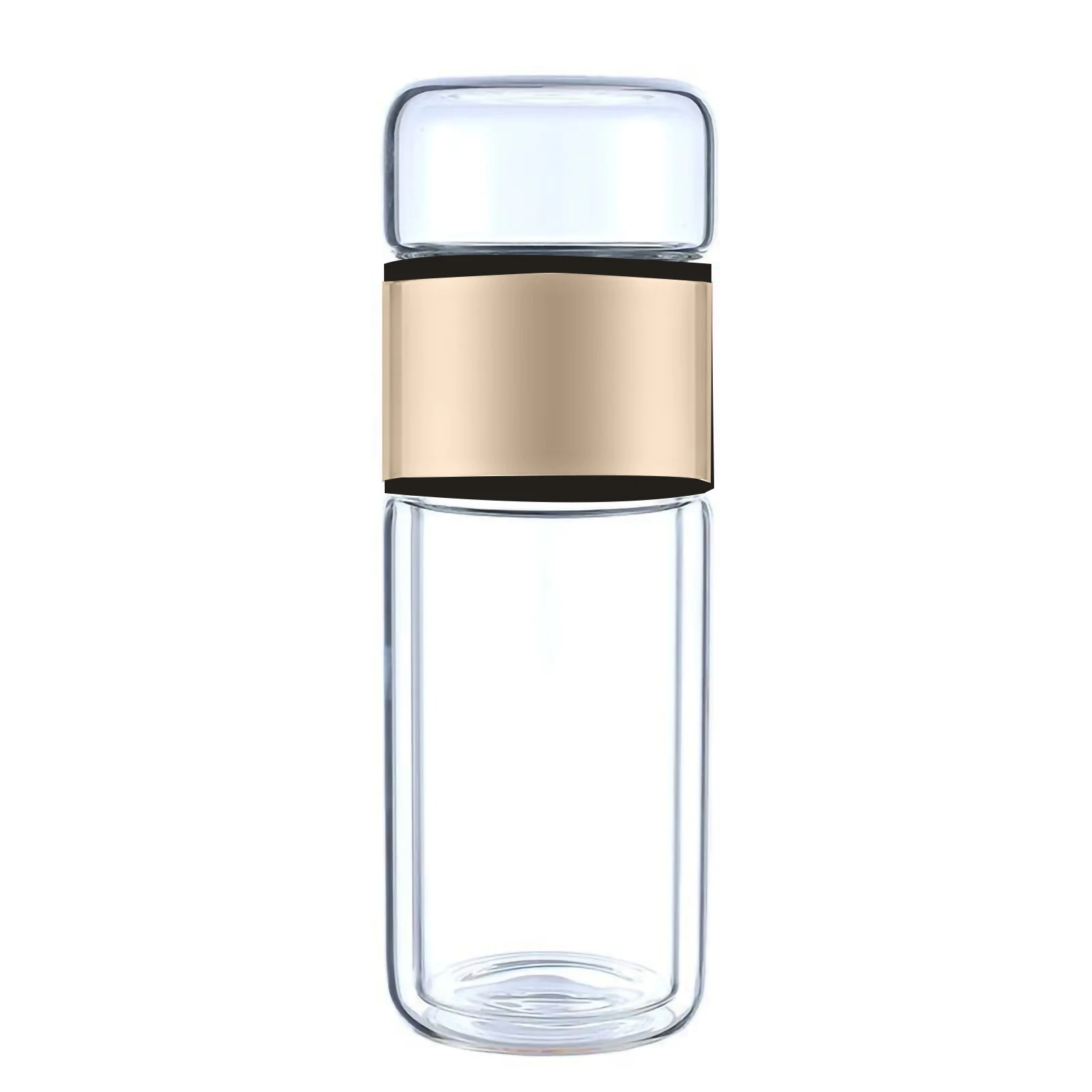 400ml Glass Water Bottles Tea Infuser Bottle Tea Separation Mug Double-Layer Portable Creative Water Cup Home Waterbottle