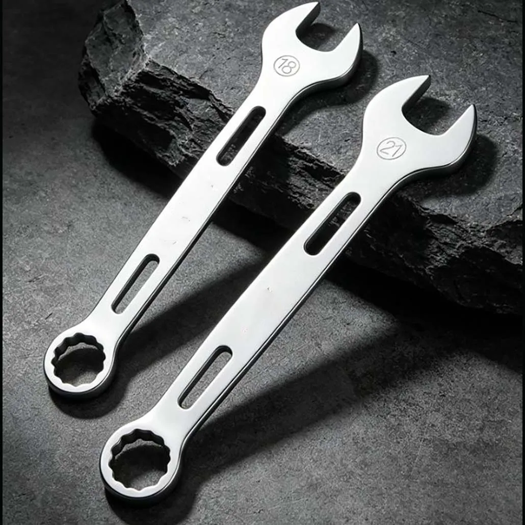 1Pcs Ultra-Thin Open End Wrench 4-32mm Metric 12-Point Wrench Tool Multi-Function Open End Double Ended Spanner Repair Tools