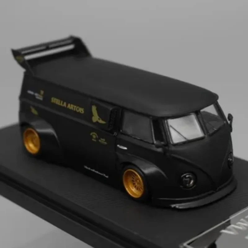 MiniStation 1/64 Volkswagen T1 matte wide-body low body alloy car model