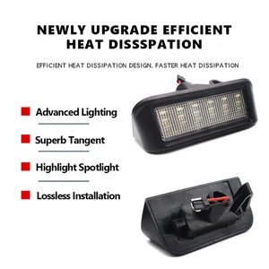 أضواء لوحة ترخيص Canbus LED ، لمبات لشريك بيجو خبير Rifter Citroen Berlingo Jumpy Fiat Scudo Toyota ، 2 قطعة أفضل 10 مبيعات نوع لوحة فيات - رقم 10