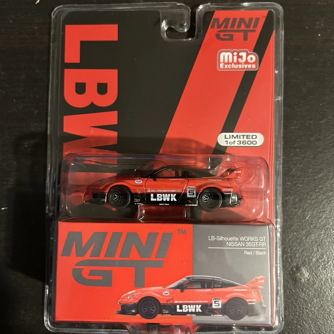 TSM Mini Gt 1/64 #324 Nissan 35GT-RR Ver 1 #5 LB  MIjo Edition Die-cast Alloy Car Model Collection Display Gift