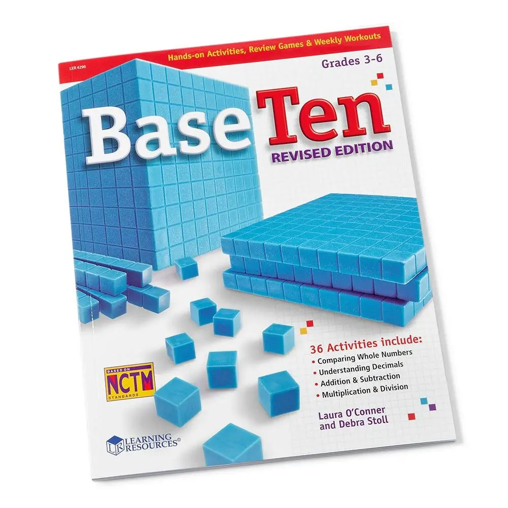 Green Foam Base Ten Blocks Set: Comprehensive Place Value Math Tools for Classroom and Montessori Education (644 Pieces)
