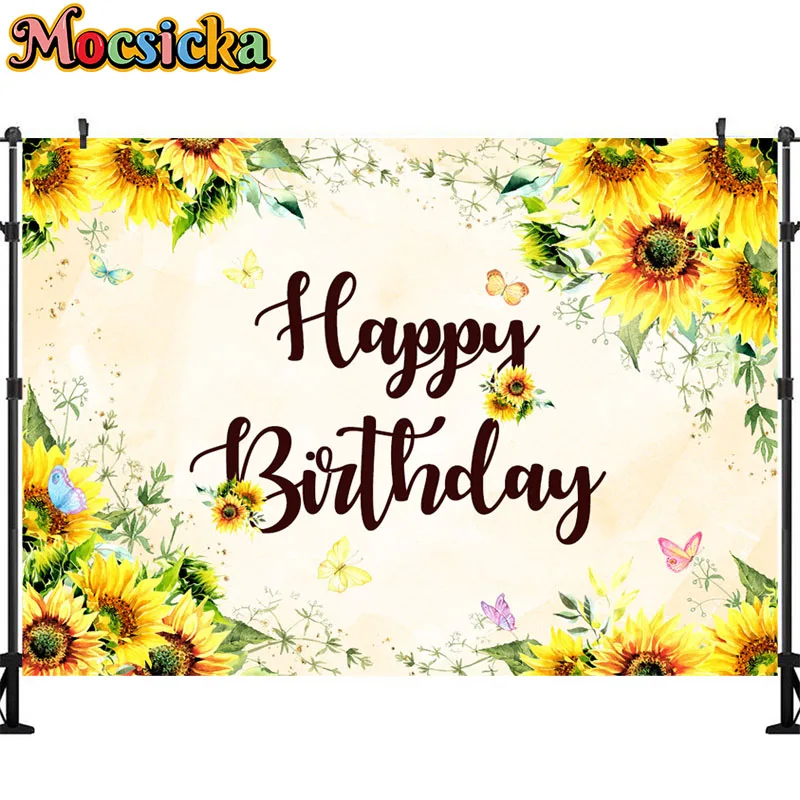Mocsicka Bees Honey Backdrop, Texto personalizado, doce como pode, Decoração de girassol, Banner, Baby Shower, Birthday Party
