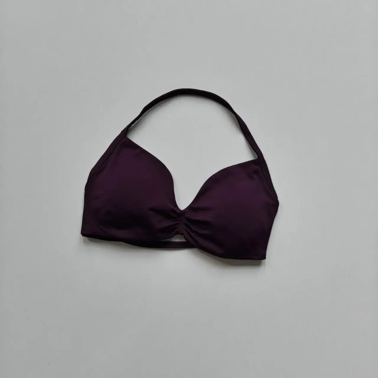 Hochunterstützender Schnür-BH in Unifarbe mit Trägern für Damen, Nahtloser Yoga-Unterwäsche, Fitness-Workout-Top, Sport-BH für Laufen und Gym – Detail 9
