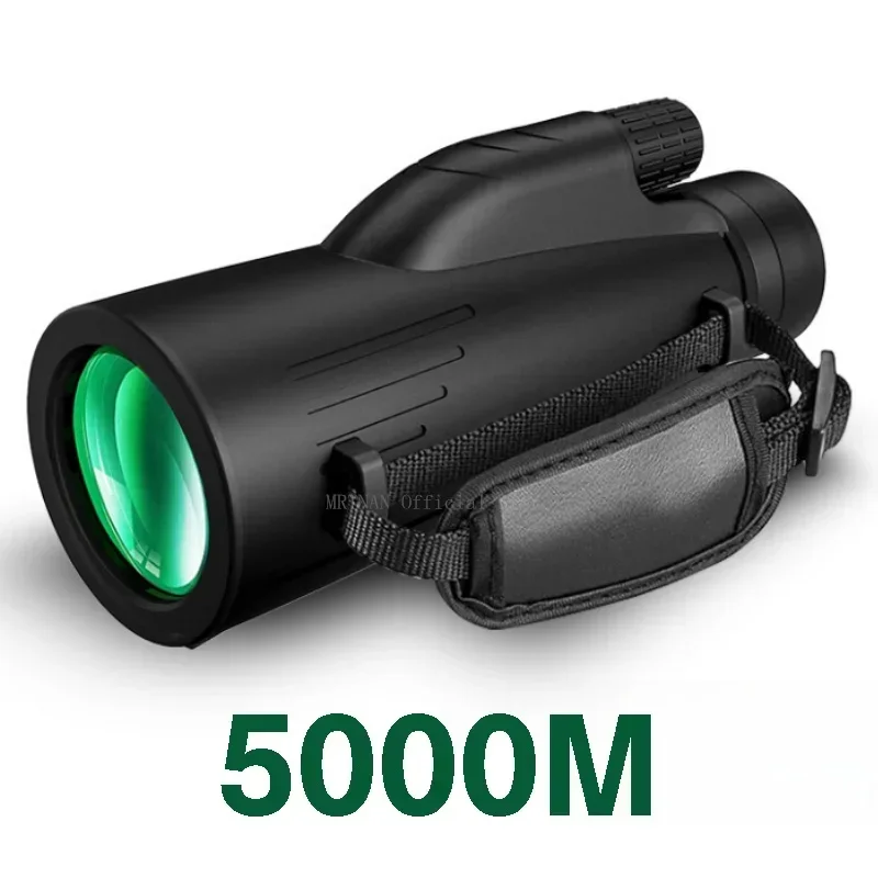 12x50 Portable Zoom HD Telescope Folding Long Distance Mini Powerful Telescope for Hunting Sports Outdoor Camping Travel