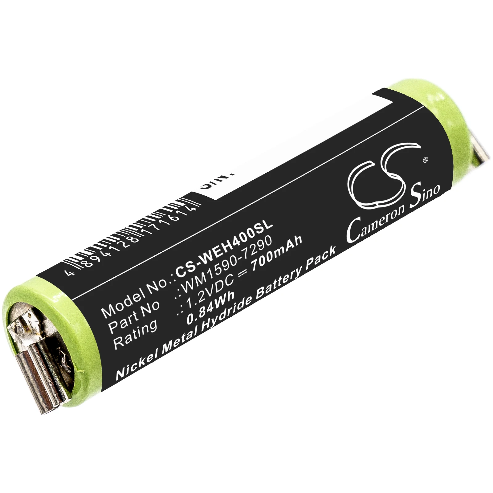 Cameron Sino Battery For Wella WM1590-7290 Bella,Chromini,Contura HS40,Contura HS60,Contura HS61 700mAh / 0.84Wh