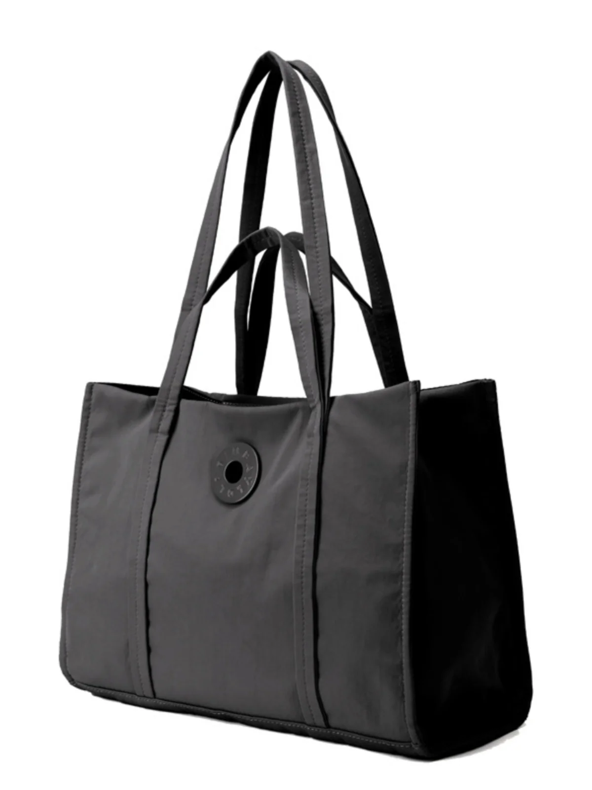 

Женская сумка-тоут миди, пригородная сумка-тоут, простая городская нейлоновая однотонная сумка Materni для ежедневного использования