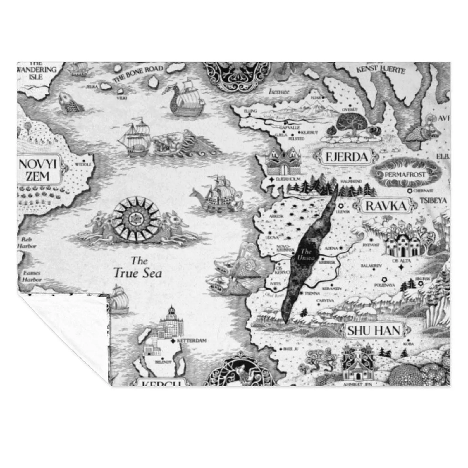 

Grisha Map 2 Throw Blanket Luxury Throw Shaggy bed plaid Hairys Blankets