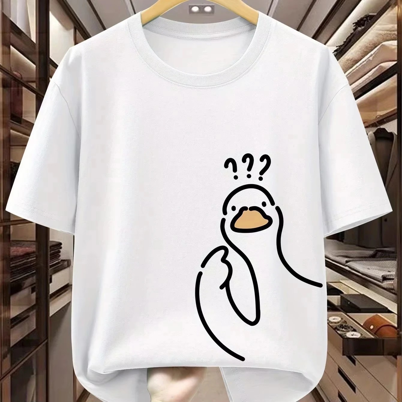 Cartoon question mark duck Men - Men'S Fashion Questions 评论和价格