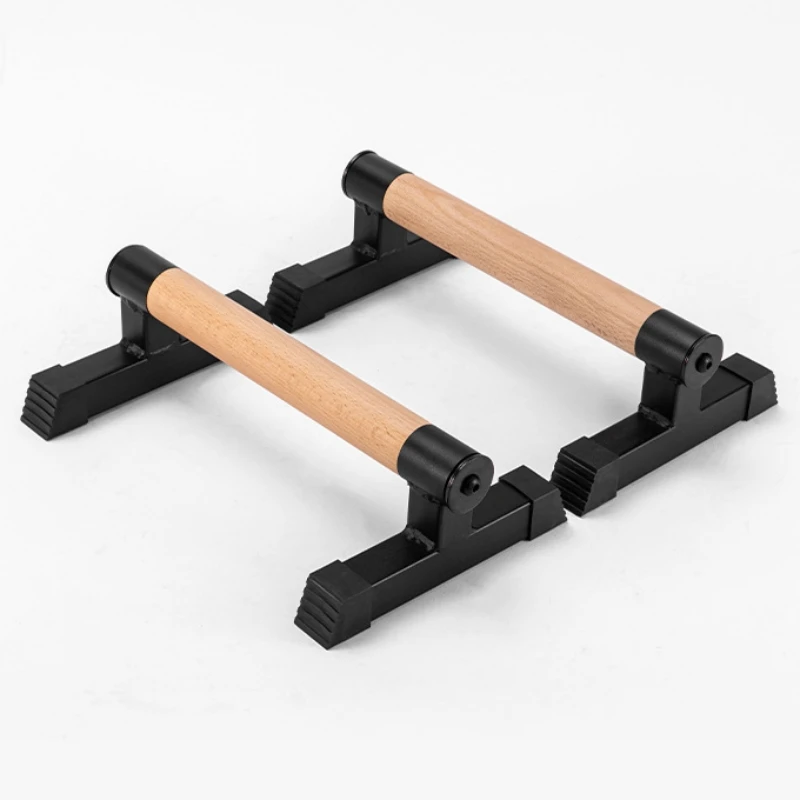 

Fitness Push Up Stand H shaped Wooden Chest Board Equipment Home Bodybuilding Exercise Handstand Parallel Bars