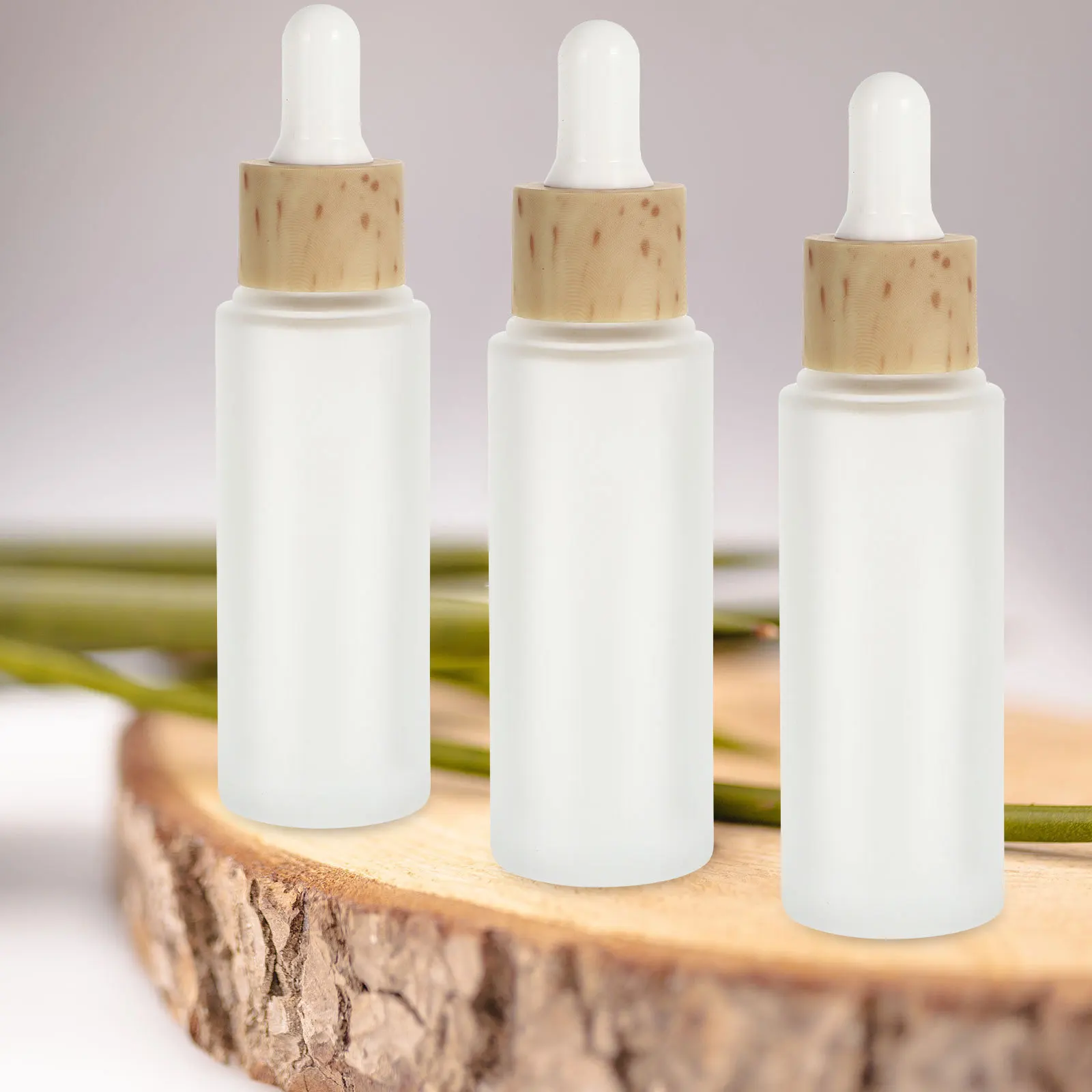 

3Pcs Subpackaging Bottles 30ml Transparent Refillable Durable Practical Travel Toiletries Essential Oil Lotion