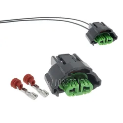 Conector impermeable automotriz H11 para Toyota Mazda, enchufe de lámpara antiniebla, 2 pines, 6189-0935, 6918-1922, 1 Juego