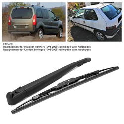 6429V5 Rear Windshield Wiper Arm Blade Replacement For Citroen Berlingo 1996‑2008 Rear Wiper Arm Car Accessories