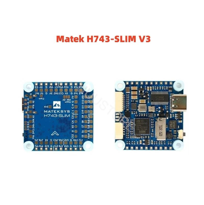 Matek H743-SLIM V3 F7 Flight Controller Ingebouwde Geen Huidige Sensor Baro Blackbox Osd 2-8S Voor Rc Racing Drone Vliegtuig