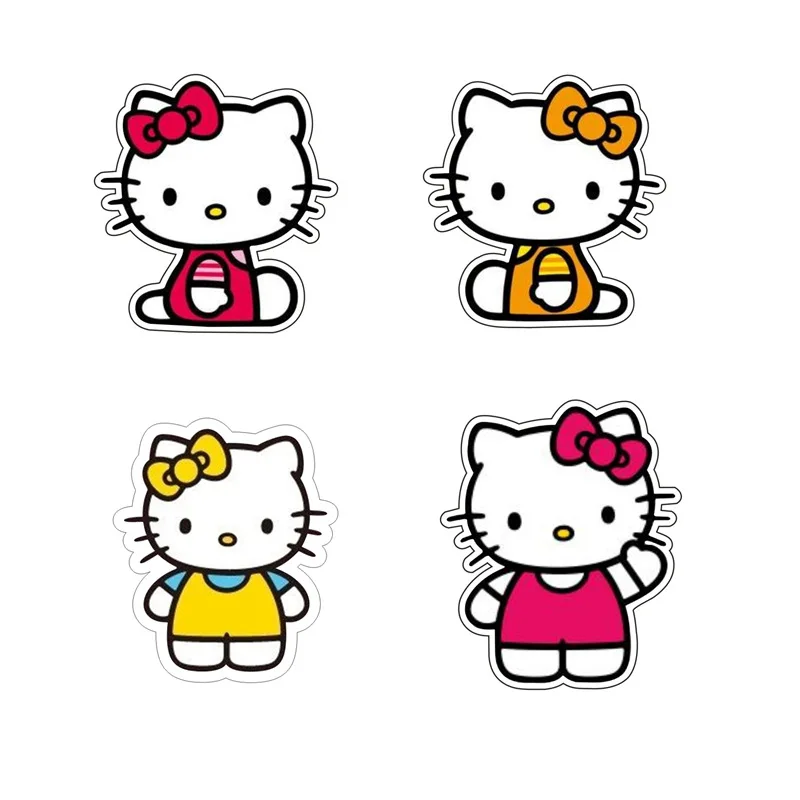 Sanrio Cute Hello Kitty Creative Brooch Made of Acrylic Material for Children's Day Reward Gifts Factory Direct Delivery