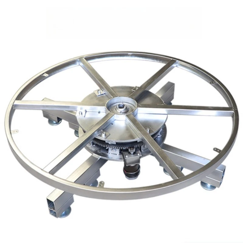 Electric remote control stage turntable industrial display speed adjustable steel frame rotating base display stand