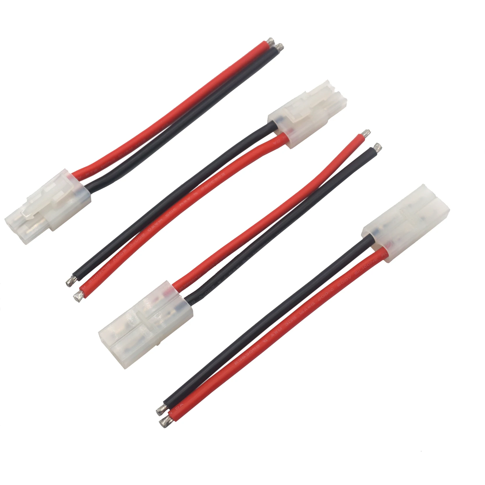 4 أزواج محول ل Tamiya نمط التوصيل ذكر موصل سالب ث/10 سنتيمتر 14AWG سلك السيليكون كابل ل RC سيارة يبو شاحن بطارية قارب
