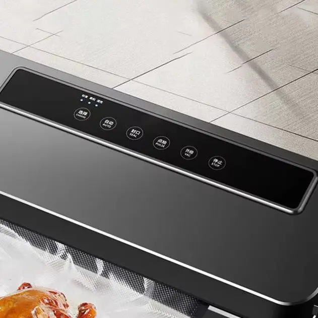 

Mini Portable Kitchen Automatic Household Meat Liquid Dry Food Packaging Vacuum Sealing Machine Ready To Ship