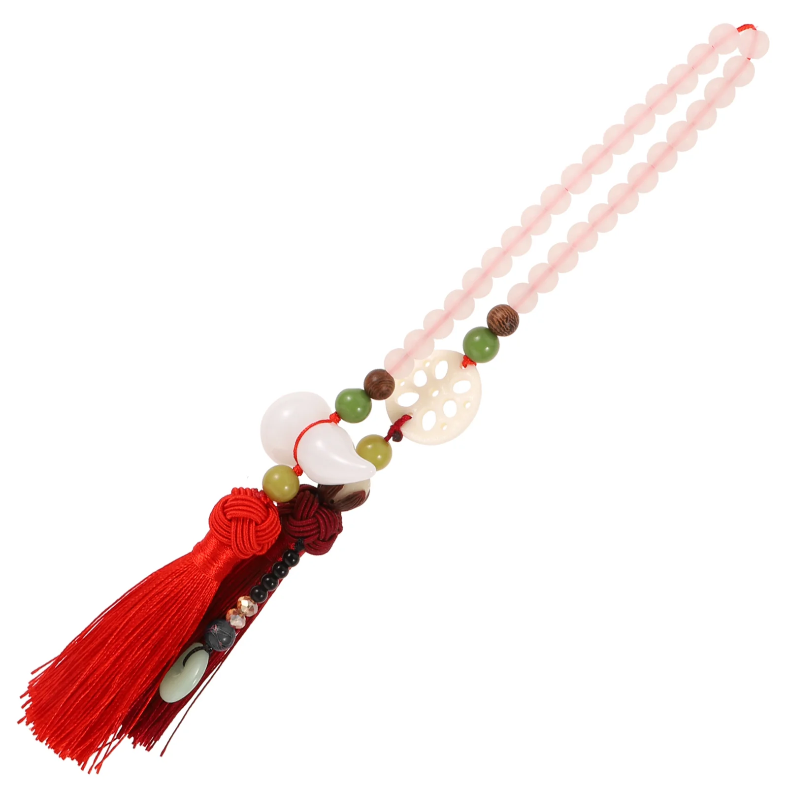 

Lotus Glass Hanging nament for Auto Decor Rearview Mirror Charm Vehicle Car Interior Pendant Car Decor Accessories