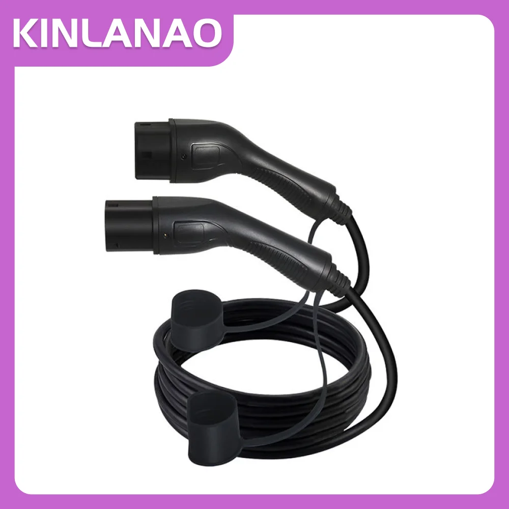 LINKINAO Type2 to GBT EV Charging Cable 5M 6M 7M 3Phase 16A 11KW 22KW Electric Vehicle Type 2 Cord GB/T