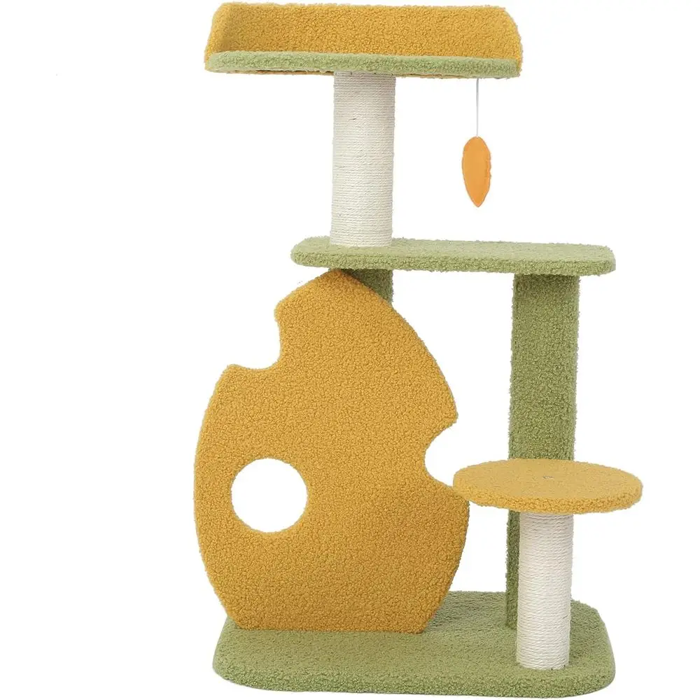 

Sturdy Multi-Purpose Cat Tree with Sisal Scratching and Plush Platforms